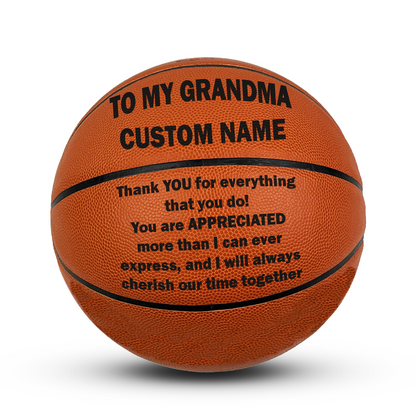 Customized To My Grandma Basketball Player Perfect Gift
