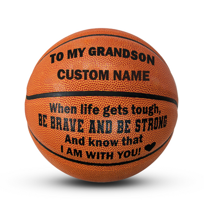 Customized To My Grandson Basketball Player Gift
