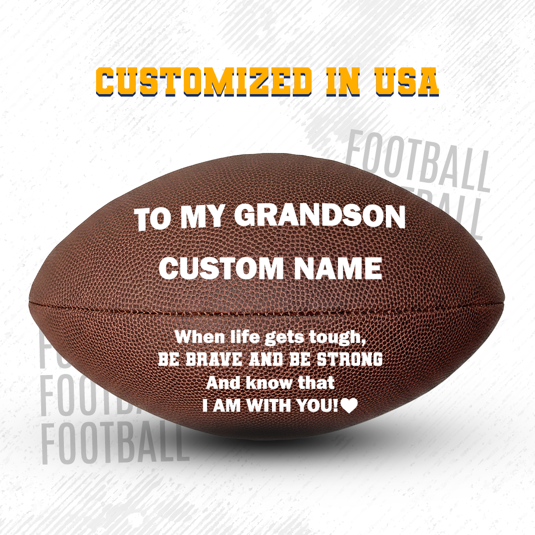 Customized in USA Perfect Gift for Grandson Football Players