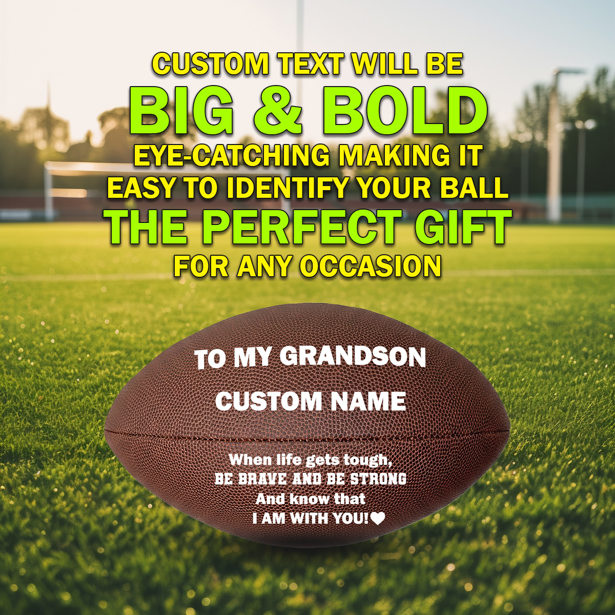 Personalized Big & Bold Custom Text Perfect Gift Players Grandson