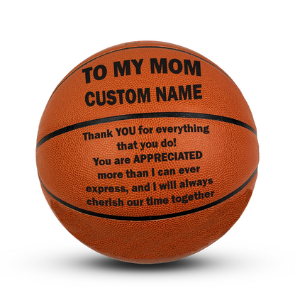 Customized To My Mom Basketball Player Perfect Gift