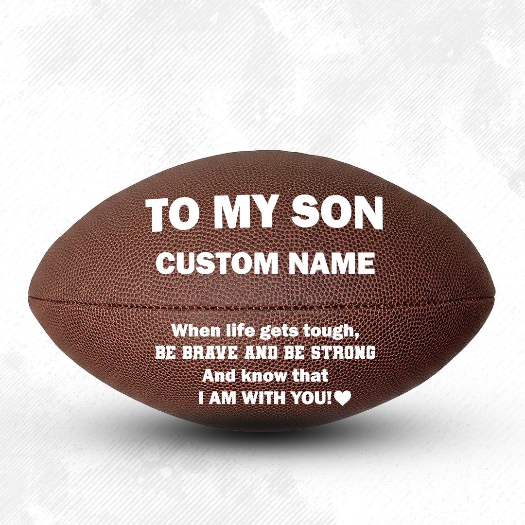 Customized To My Son Football Player Gift