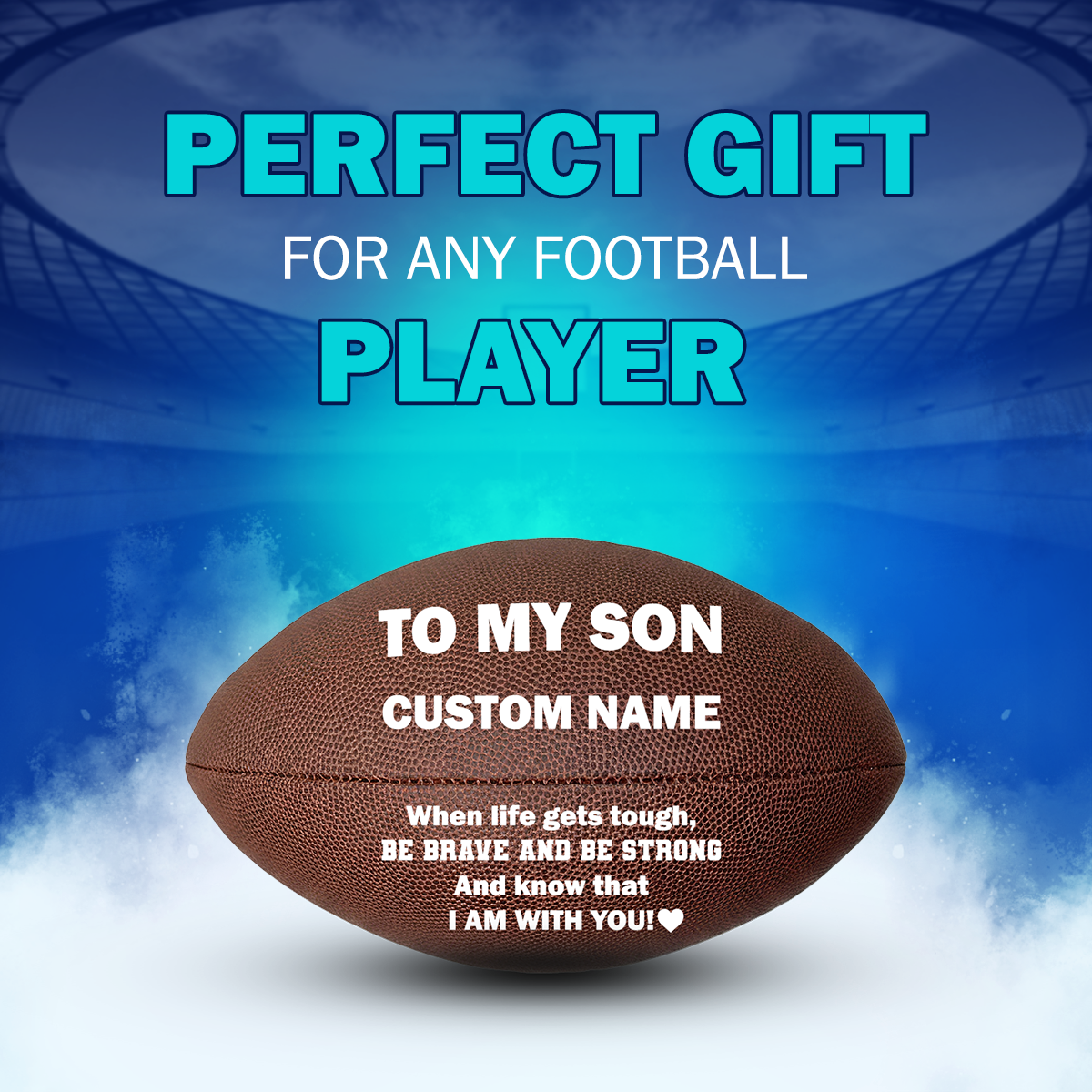 Customized Perfect Gift To My Son Football Player