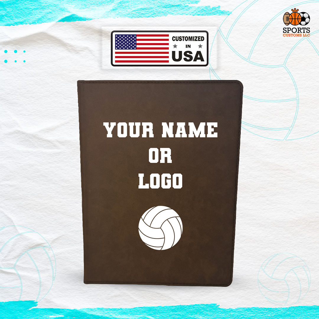 Customized in USA Volleyball Padfolio, Volleyball 