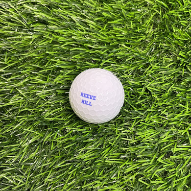 Customized Golf Ball Gift with Blue Text