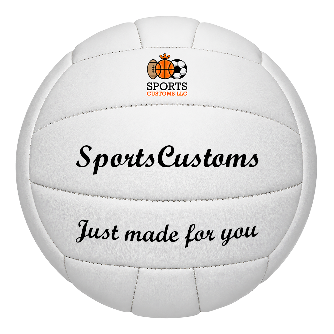 Customized White Volleyball  your Name your Number your Logo UV Print