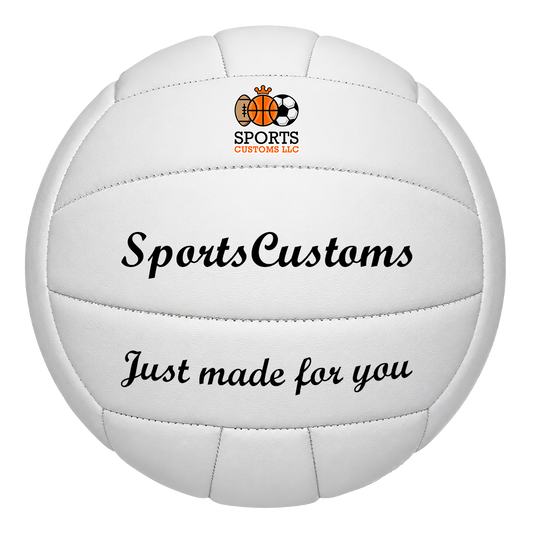 Customized White Volleyball  your Name your Number your Logo UV Print