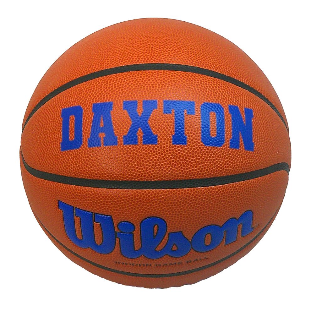 Customized Wilson Blue Evolution Basketball – Sports Customs
