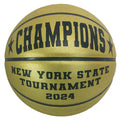 Load image into Gallery viewer, Personalized Gold Basketballs End of Season Award
