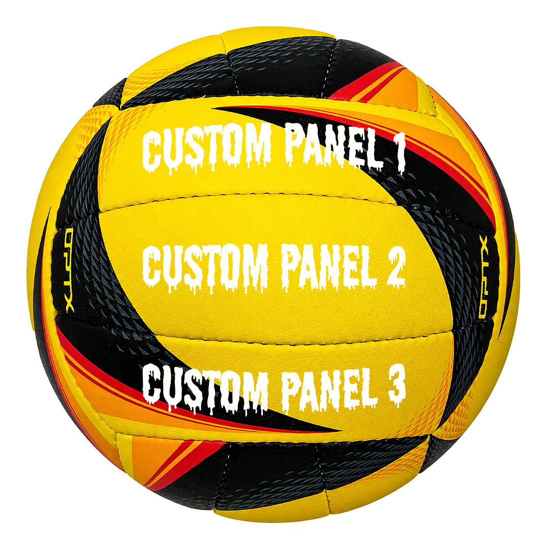 Customized Wilson NCAA OPTX Game Volleyball Drip Font with UV Print