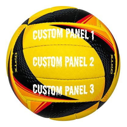 Customized Wilson NCAA OPTX Game Volleyball Drip Font with UV Print
