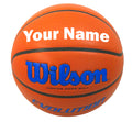 Load image into Gallery viewer, Customized Wilson Evolution Blue Basketball with White Text
