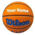 Load image into Gallery viewer, Customized Wilson NCAA EVO NXT Basketball Blue with White Text
