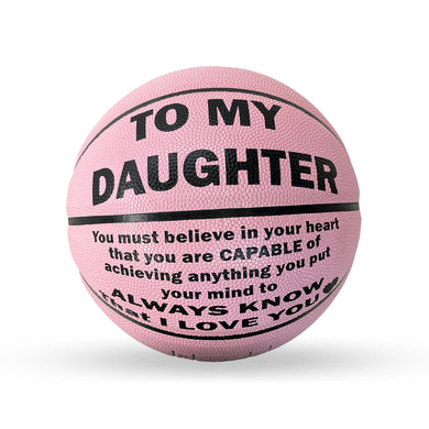 To My Daughter Basketball