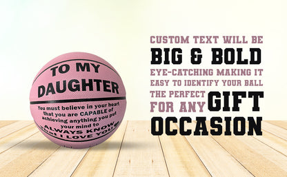 To My Daughter Basketball 2
