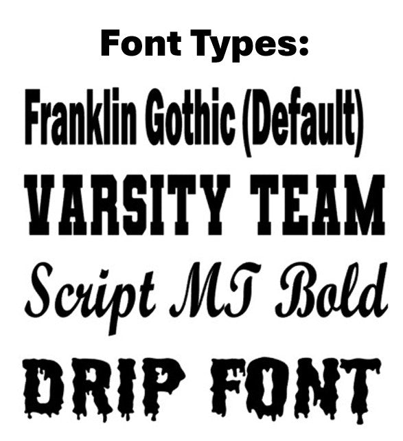 Custom Text Font Options