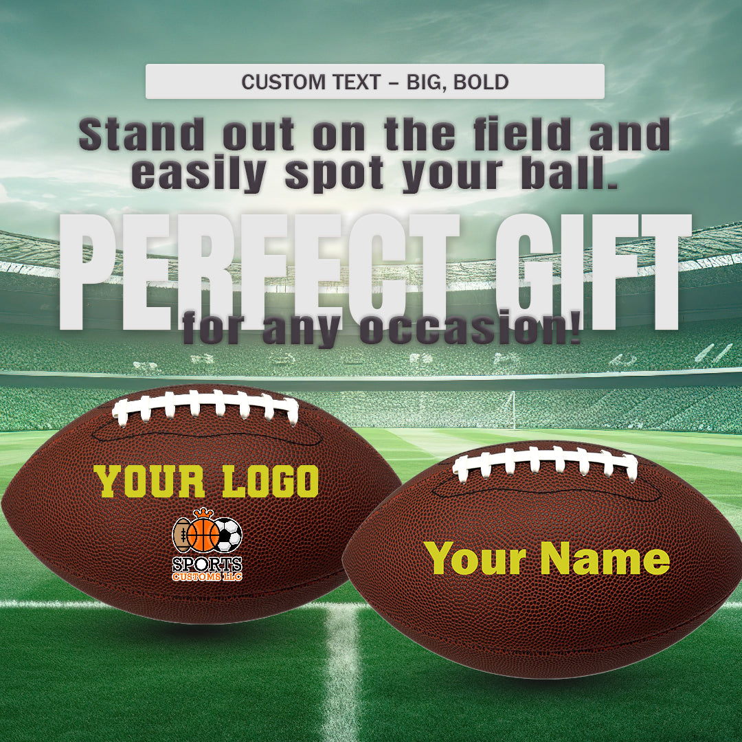 Customized Football, Blank Non-branded Official Size Perfect Gift