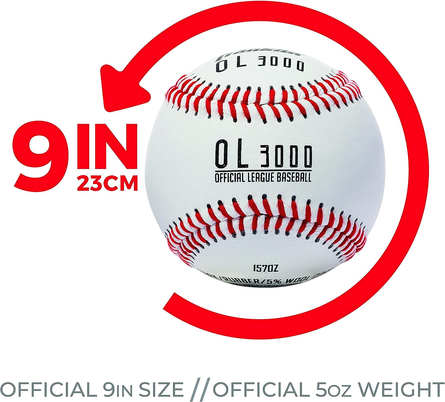 Franklin OL 3000 baseball size