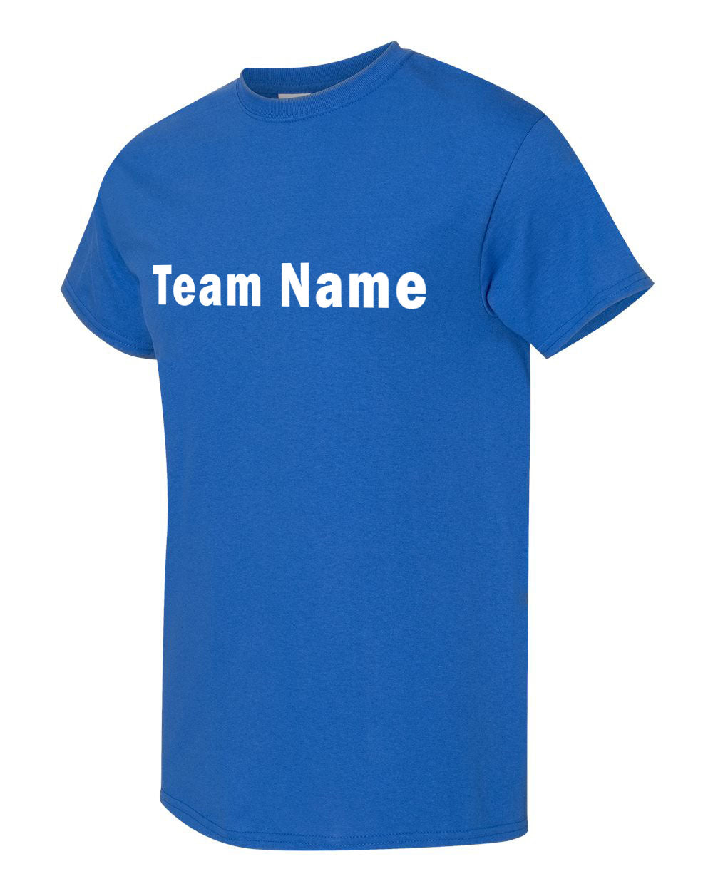 Custom Team Name Basketball T Shirt Royal Blue