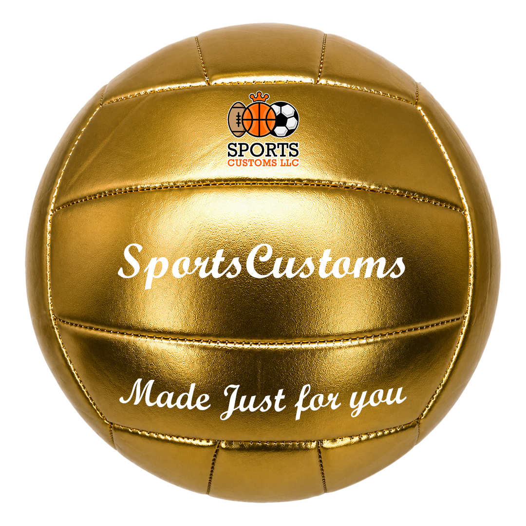 Customized Gold Volleyball Official Volleyball  your Name your Number your Logo UV Print
