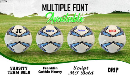 Personalized Hammet Soccer Ball with Multiple Custom Text Font Options