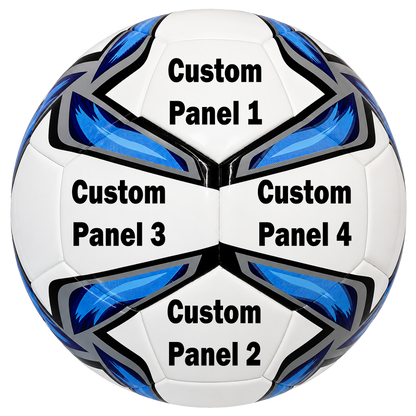 Personalized Customized Hammet Soccer Ball Franklin Font