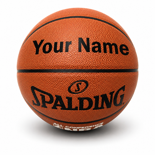 Customized Personalized Spalding All Conference Indoor Outdoor Basketball 27.5" Youth Size