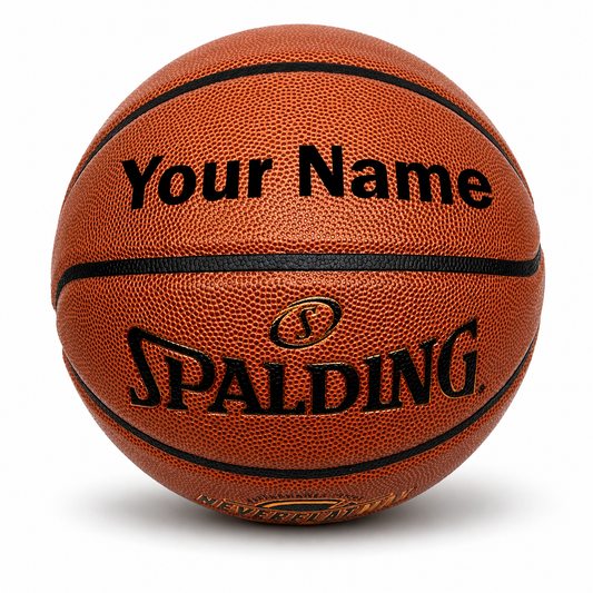 Customized Spalding Neverflat Indoor & Outdoor Basketball Size 29.5" or 28.5"