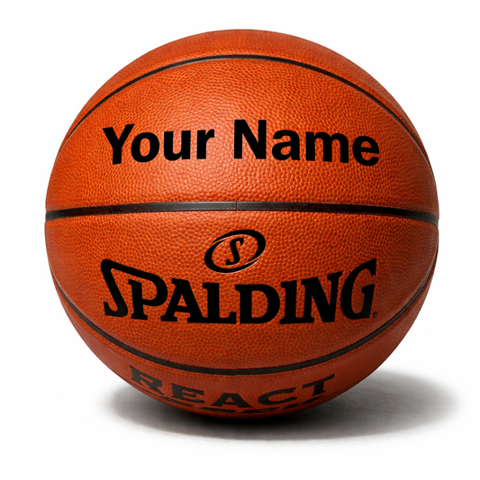 Customized Spalding TF250 Indoor Outdoor Basketball Size 29.5" 28.5" or 27.5"