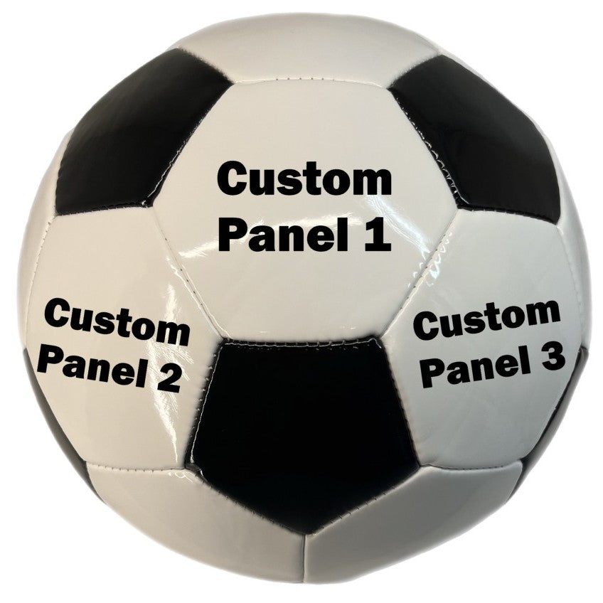 Customized Soccer Ball Personalized with Multiple Panels