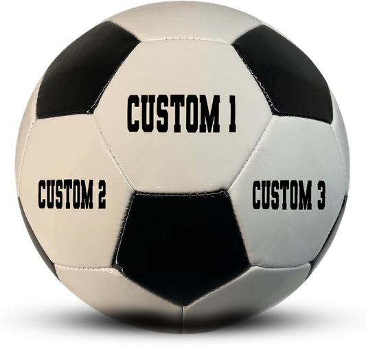 Personalized Soccer Ball Customized with Multiple Panels
