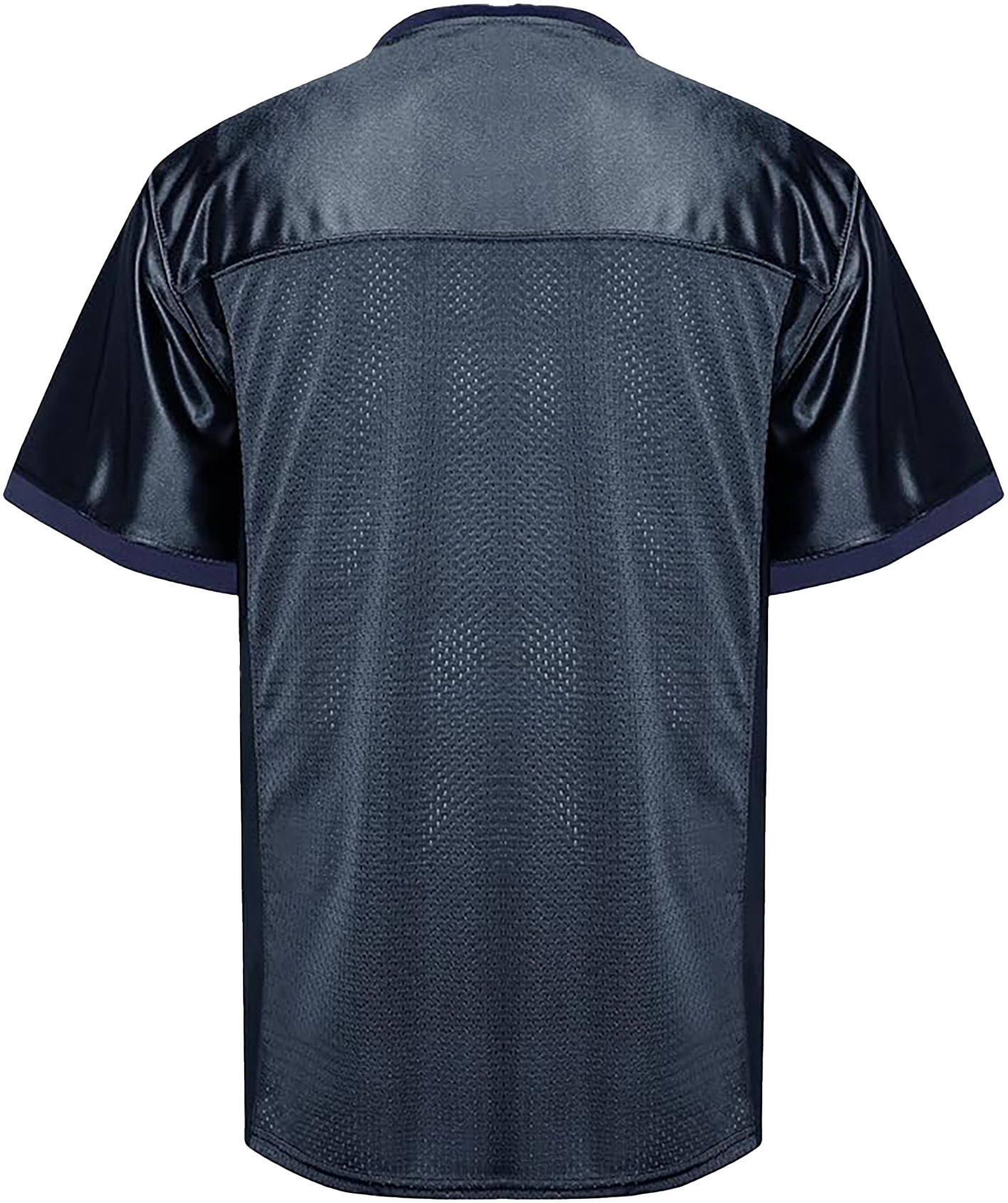 Customized Football Navy Blue Jersey Back