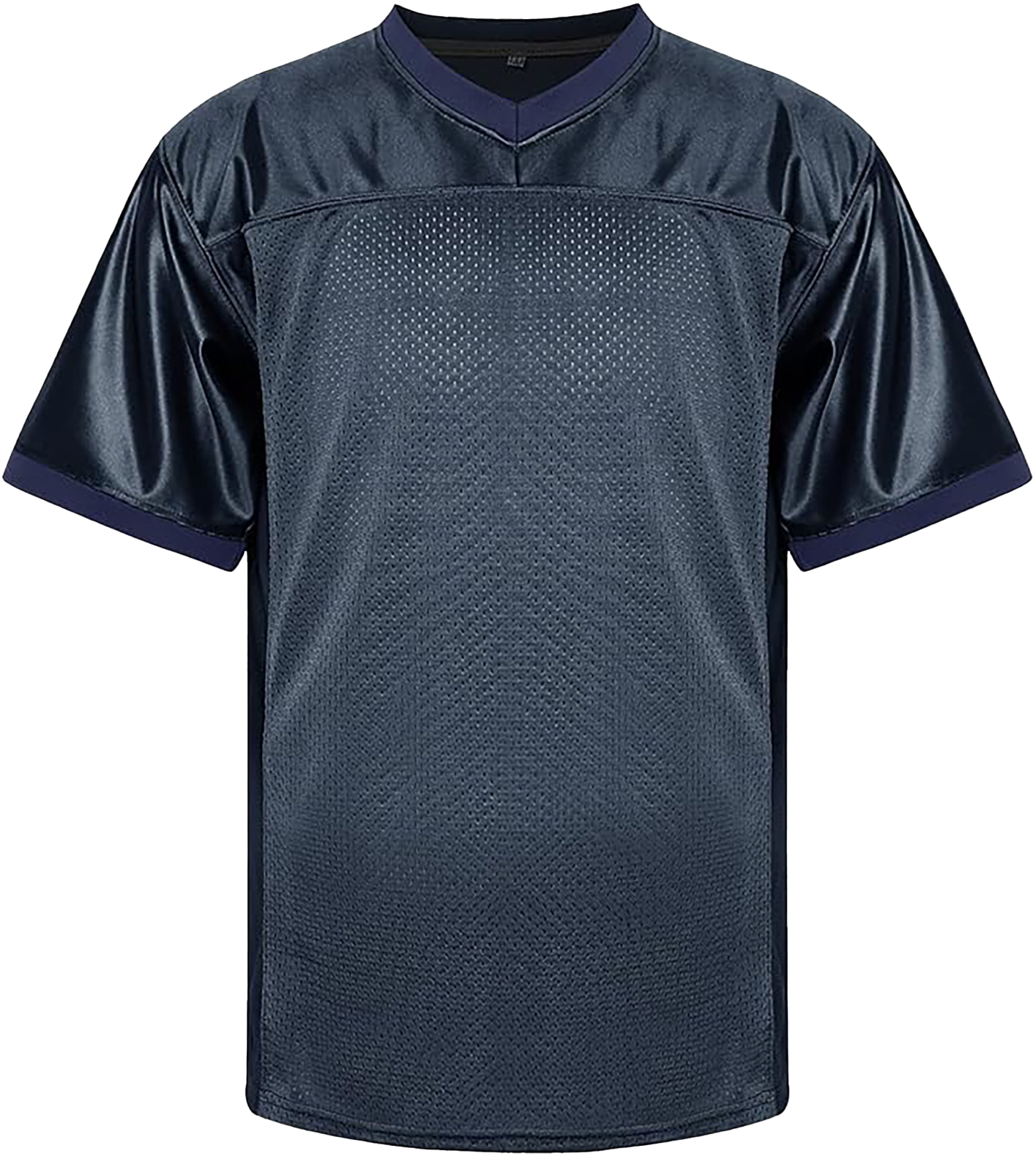 Customized Football Navy Blue Jersey Front