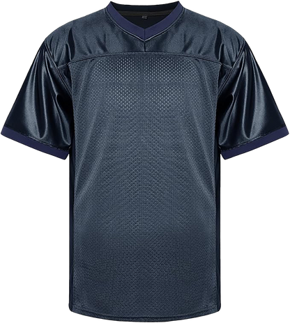 Customized Football Navy Blue Jersey Front