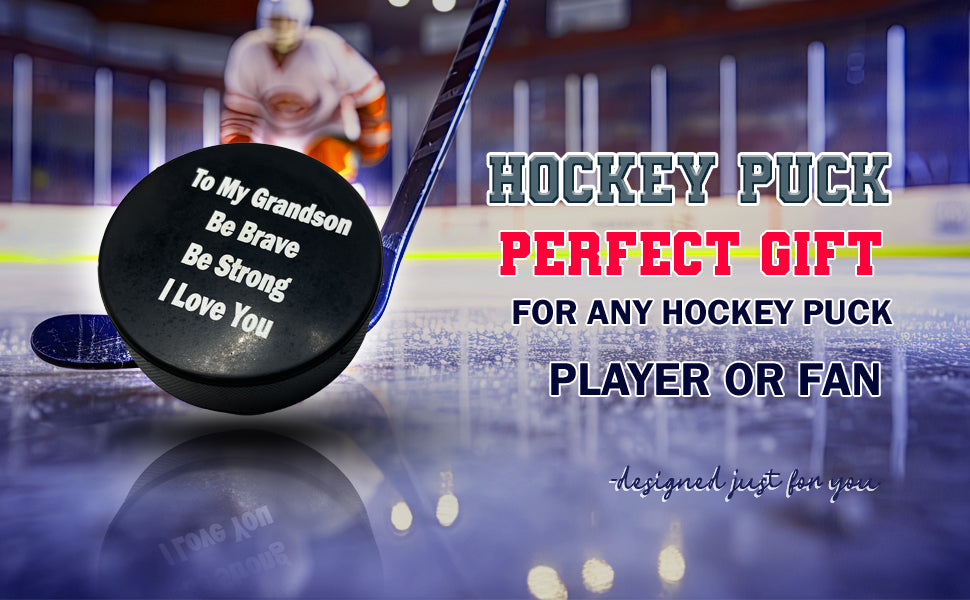 Customized To my Grandson Hockey 3