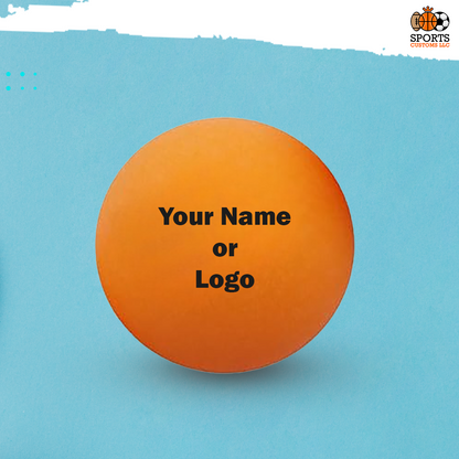 Customized Orange Ping Pong Balls Personalized with Your Name or Logo
