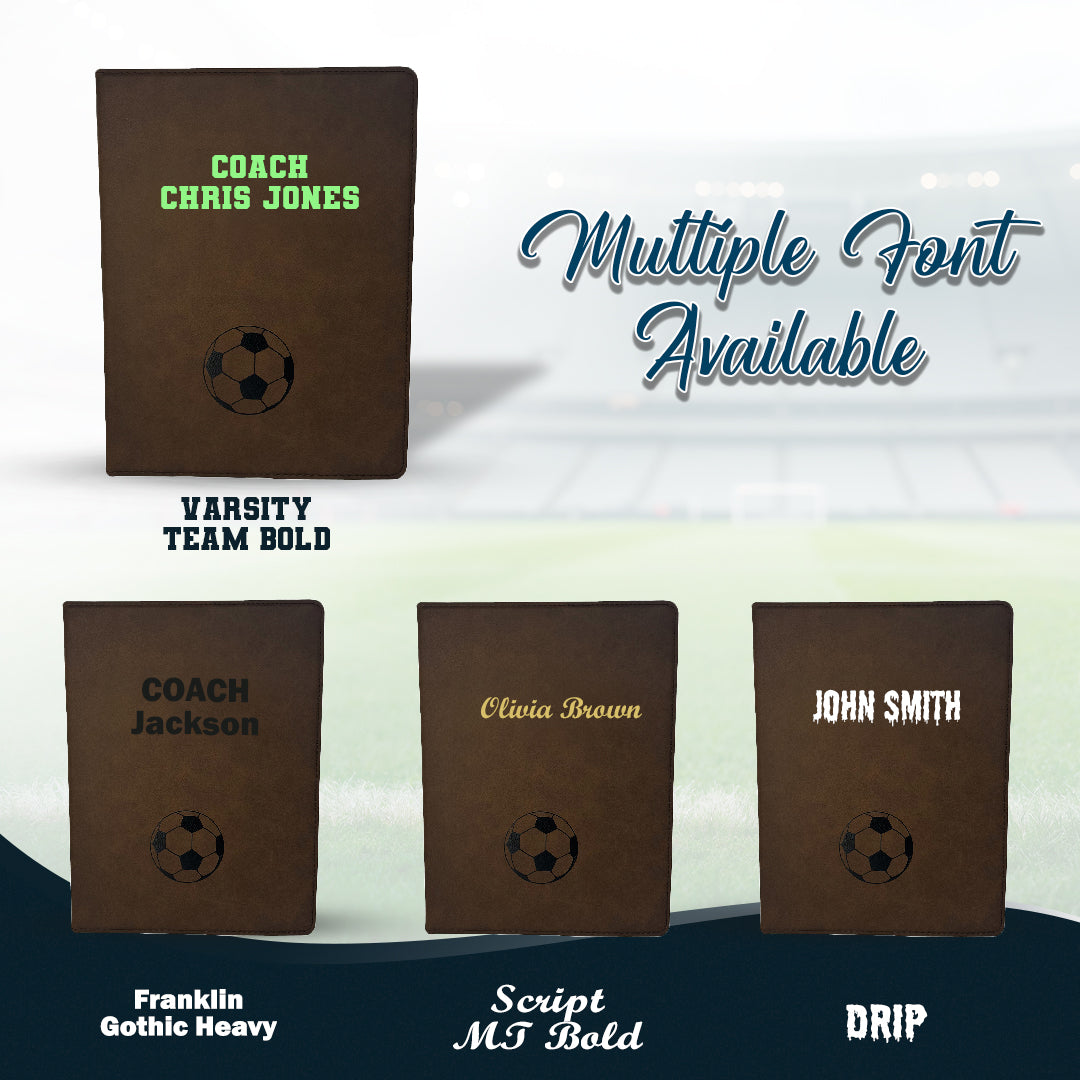Customized PADFOLIO SOCCER BALL Multiple Font Available