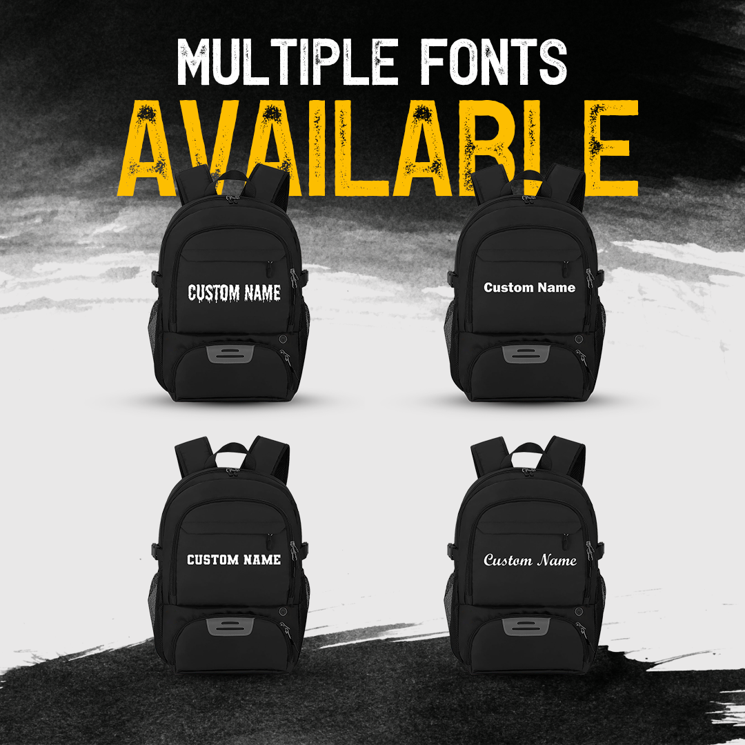 Personalized Basketball Backpack Multifonts Available