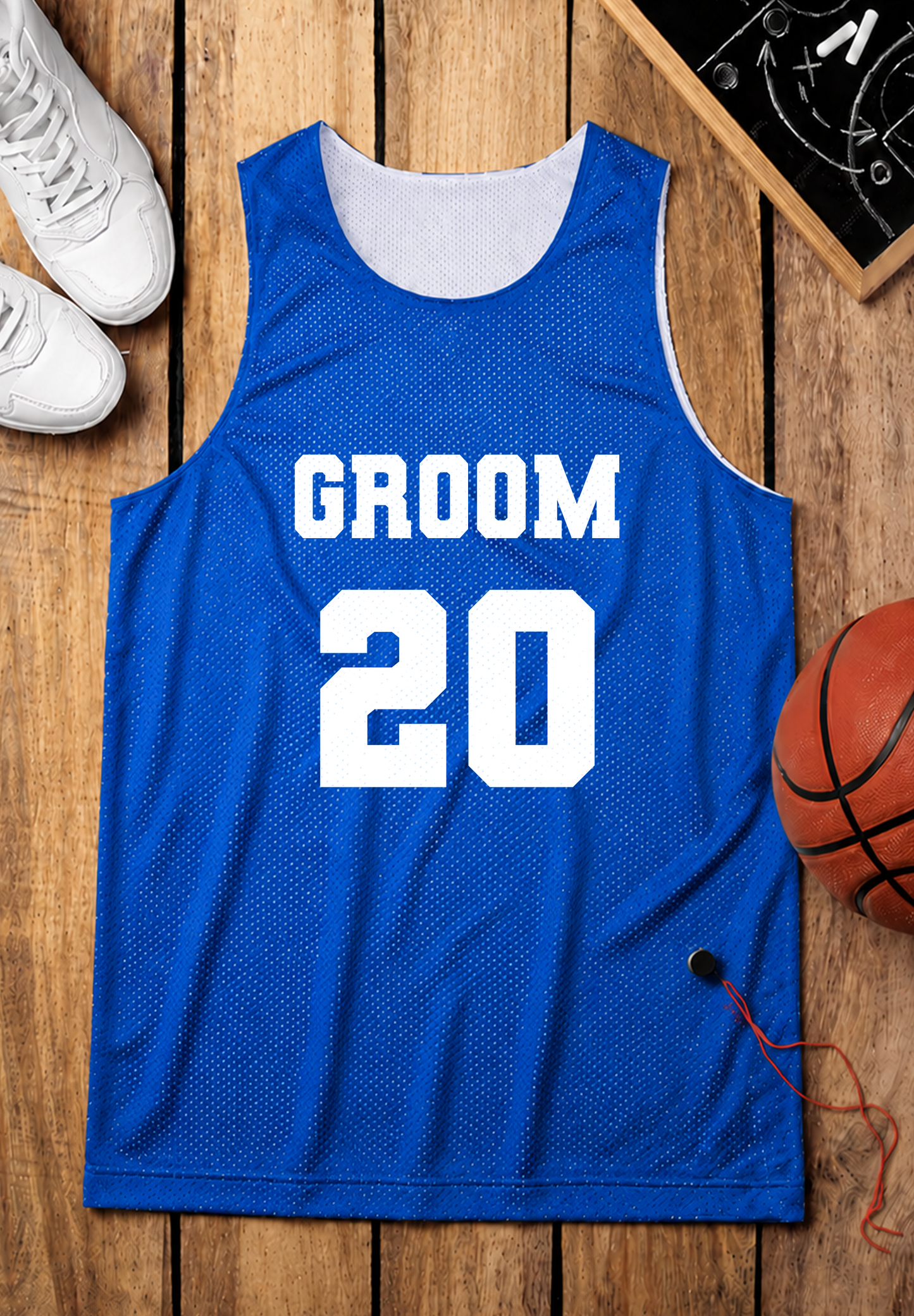 Personalized Blue Jersey Groom Customized Number Just made for you