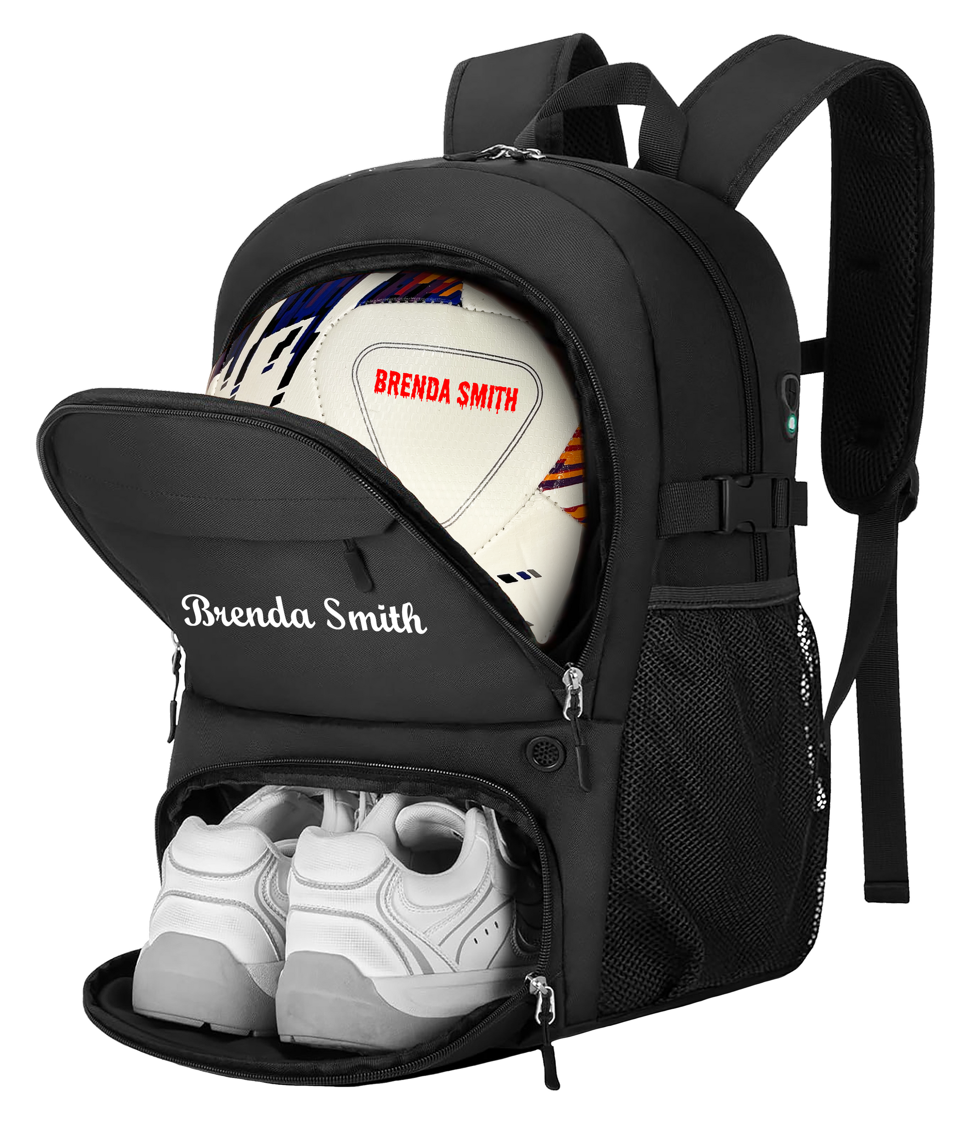 PersonalizedSoccerBallBackpackD A