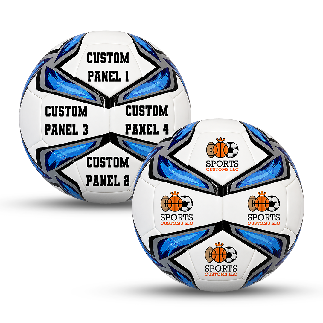 Customized Hammet Soccer Ball featuring UV-printed custom logo and personalized text. Hammet soccer ball customized for business branding, corporate giveaways, team gifts, coach appreciation, promotional events, and unique personalized gifts.