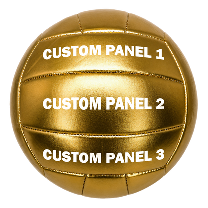 Customized Gold Volleyball Official Franklin Gothic Font with UV Print
