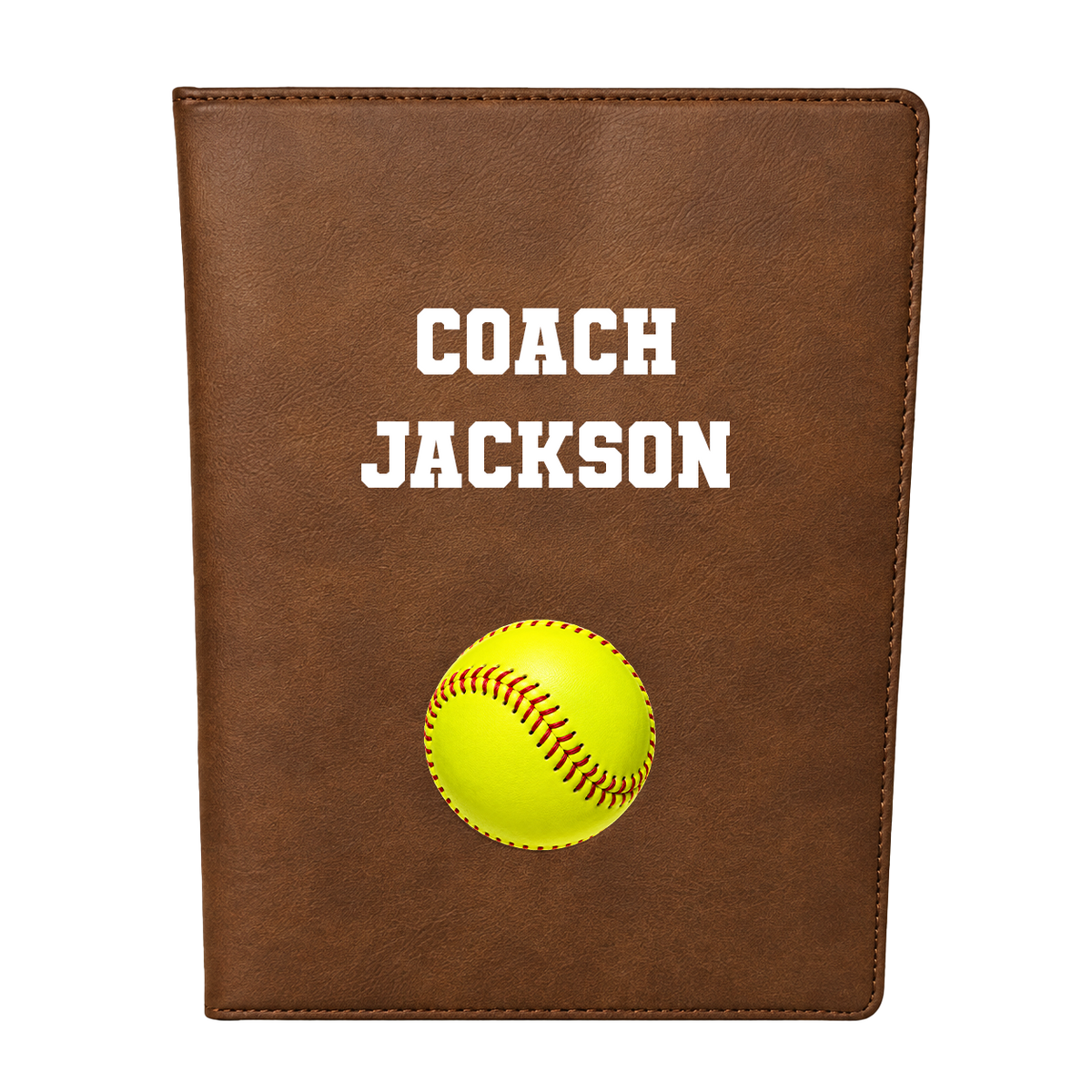 Personalized Softball gift cover with custom name and Softball design with Varsity Team