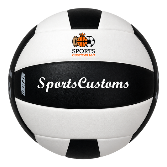 Customized Molten L2 Black and White Volleyball  your Name your Number your Logo UV Print
