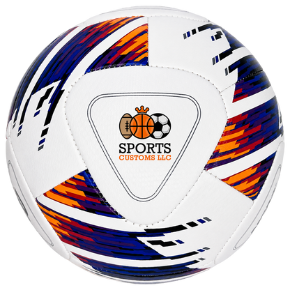 Customized Wilson Vivido Replica Soccer Ball featuring UV-printed custom logo. Vivido Replica Soccer soccer ball customized for business branding, corporate giveaways, team gifts, coach appreciation, promotional events, and unique personalized gifts.