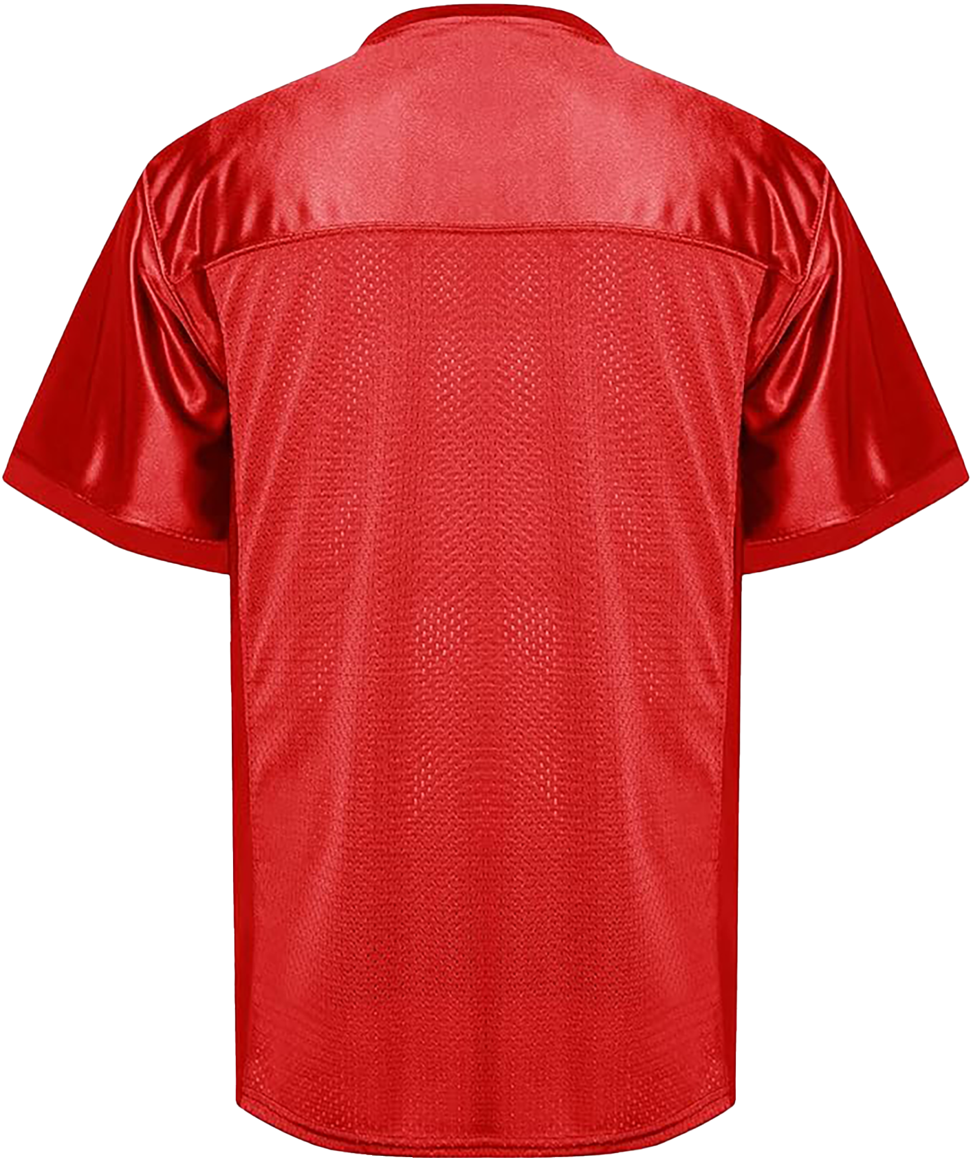 Red Football Jersey Back