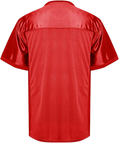 Red Football Jersey Back