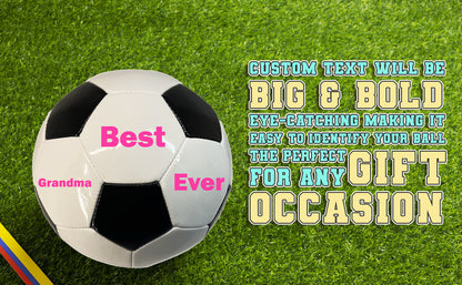 To My Grandma Soccer Ball B