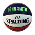Load image into Gallery viewer, Spalding Red White and Blue TF250 Basketball with Green Text
