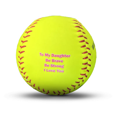 To My Daughter Softball